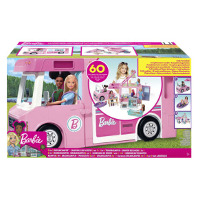 Joacă setul Barbie 3 în 1 „Automobil pentru camping”