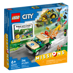 Конструктор  LEGO City Миссия по спасению диких животных