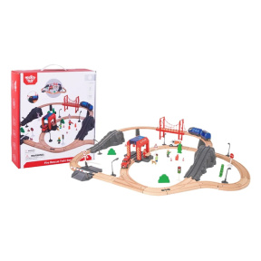 Игровой набор Железная дорога - Поезд спасателей
