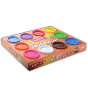 Set de pastă pentru modelare 10 culori de 75 gr.