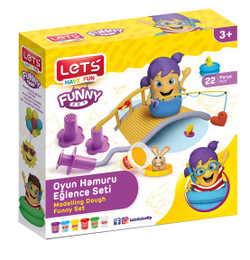 Игровой набор с тестом для лепки Funny
