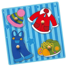 Puzzle incastru Haine, VIGA