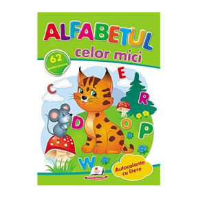 Activități distractive. Alfabetul celor mici. 62 autocolante