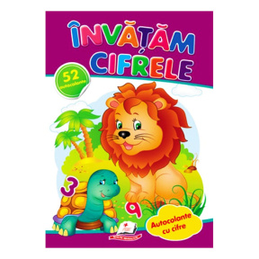 Activități distractive. Învățăm cifrele. 52 autocolante