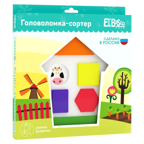 Puzzle-sorter Căsuță, El Basco