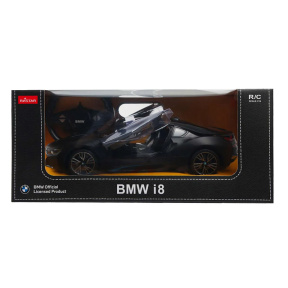 Maşină cu telecomandă BMW i8 neagră
