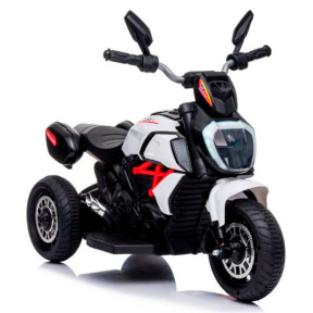 Motocicletă electrică, albă