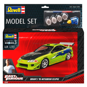 Kit de asamblare Revell F&F Brians 1995 Mitsubishi Eclipse, Revell
