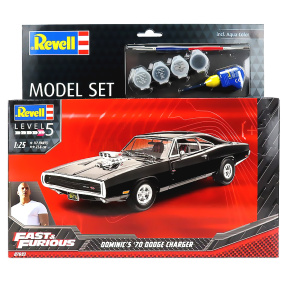 Kit de asamblare F&F Dominics 1970 Dodge, Revell