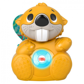 Интерактивная игрушка Linkimals Весёлый бобёр (рус), Fisher Price