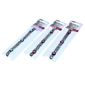 Choker împletit Tatoo Stars