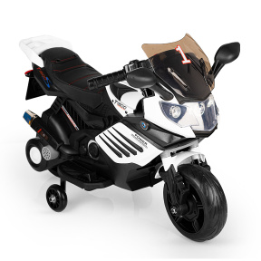 Motocicletă electrică, neagră