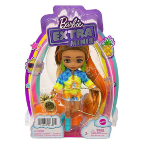 Мини кукла Barbie Экстра Джинсовый костюм Tie Dye