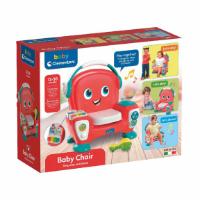 Scăunel muzical pentru copii, Baby Chair Clementoni