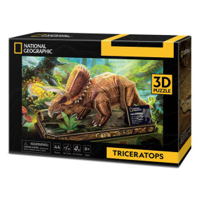 3D Пазл Трицератопс