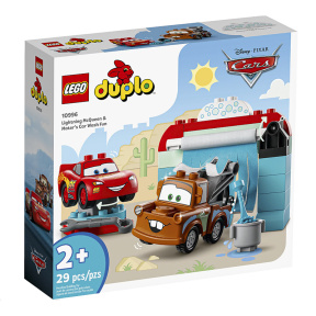 Конструктор LEGO DUPLO Развлечение для автомойки Молнии Маккуина и Мэтра