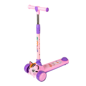 Самокат детский, розовый