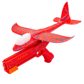 Avion planor cu pistol și lumini, roșu