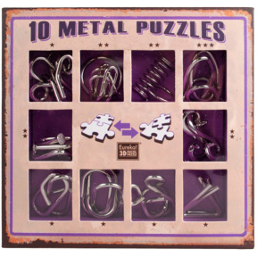 "10 Metal Puzzles. Set Violet"