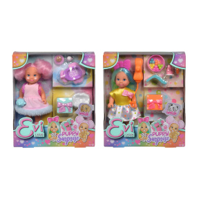 Кукла Эви с животными "Сюрприз" 12см