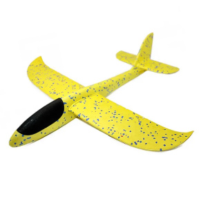Avion planor 37 cm, galben