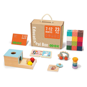 Set dezvoltator Tooky Toy cu jucării 7-12 luni