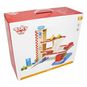 Деревянный Игровой набор „Парковка”