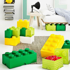 Boxă pentru depozitare LEGO Brick 4 Orange