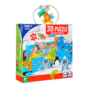 3D-пазл Животные мира