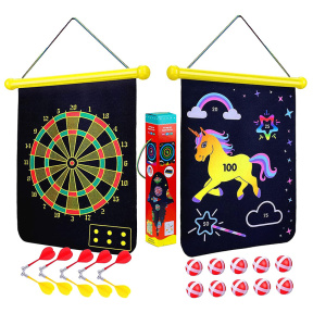 Darts „Magic Unicorn” cu săgeți și bile