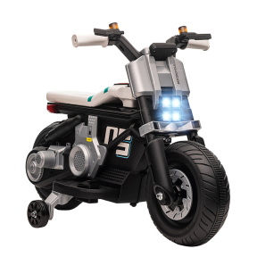 Электромотоцикл, белый