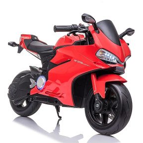Motocicletă electrică, roșie