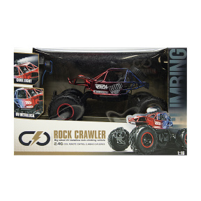Машина 1:16 на п/у "Rock Crawler", красная