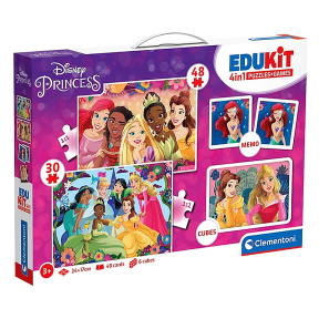 Puzzle 4in1  Princess Edukit