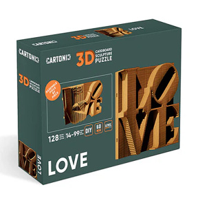 3D Puzzle Sculptură Love