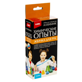 Experimente chimice. Gumă pentru mâini "Albastru deschis"