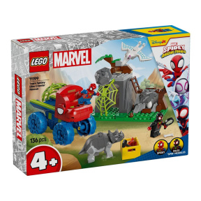 Конструктор LEGO Marvel Команда Спайди спасает динозавра на гусеничном ходу