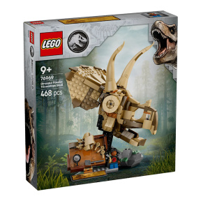 Конструктор LEGO Jurassic World Окаменелости динозавров: череп трицератопса