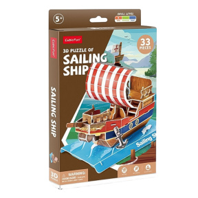 3D пазл «Парусное судно», 33 элемента