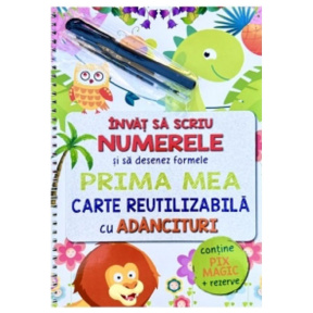Învăț să scriu numerele și să desenez formele
