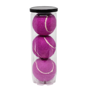 Мячи для большого тенниса 3 шт фиолетовые