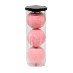 Мячи для большого тенниса 3 шт, розовые