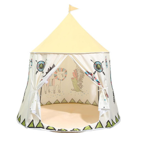 Игровая палатка желтая