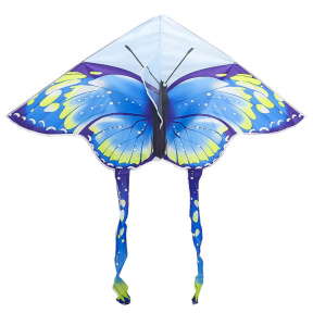 Воздушный змей-бабочки, голубой