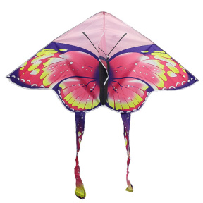 Воздушный змей-бабочки, розовый