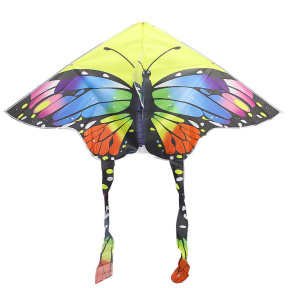 Воздушный змей-бабочки, желто-синий