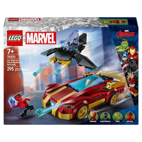 Конструктор LEGO Marvel Автомобиль Железного Человека и Черная Пантера против Красного Халка