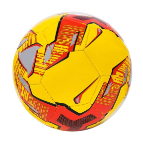 Футбольный мяч желто-красный