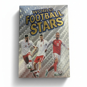Набор карточек WFS (55 шт.) пластик, серебряный