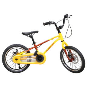 Bicicletă pentru copii cu 2 roți, 16 inch, oranj